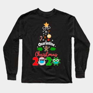 Quarantine Christmas 2020 Perfect Design Pajamas Family Gift Long Sleeve T-Shirt